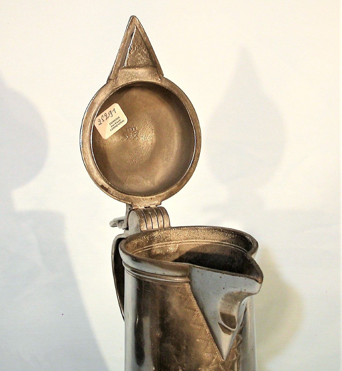 Pewter Pitcher (zinn) - Chur (coire), Early 19th Century-photo-3