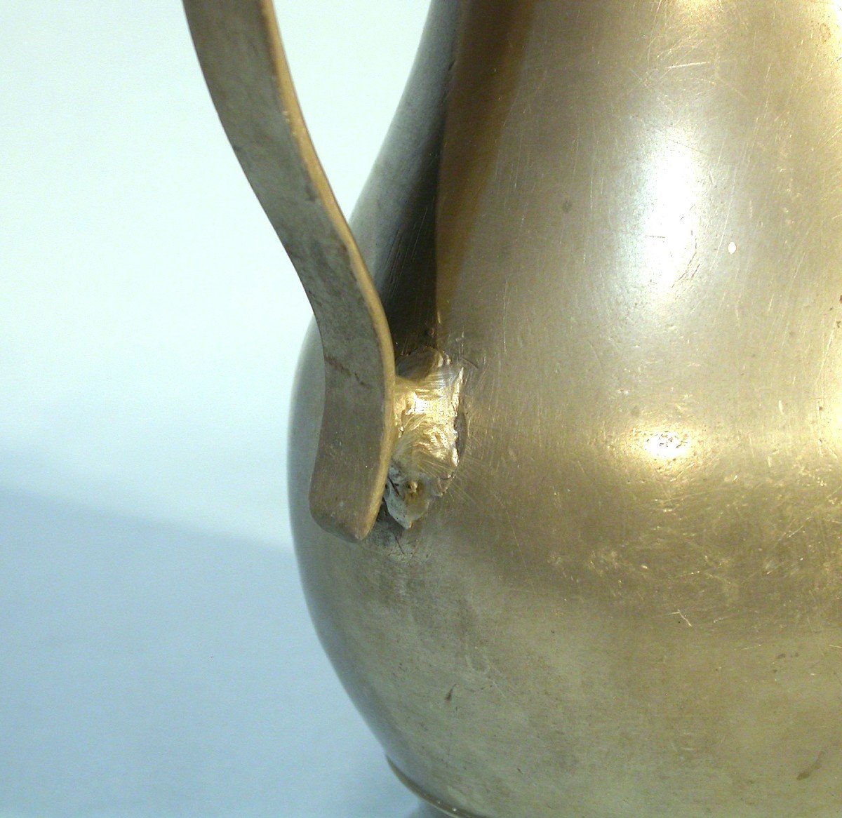 Pewter Wine Pitcher  - Lille, 19th Century-photo-4