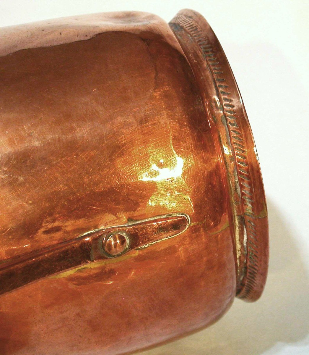 Copper Jug (marked) - Eastern France, 18th Century-photo-4