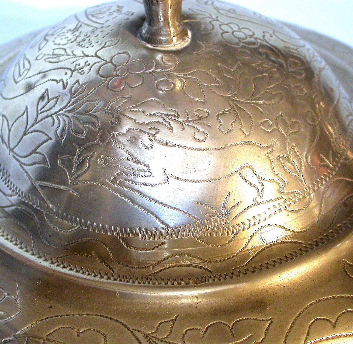 Beautiful Pewter Bowl  - Rouen, 18th Century-photo-3