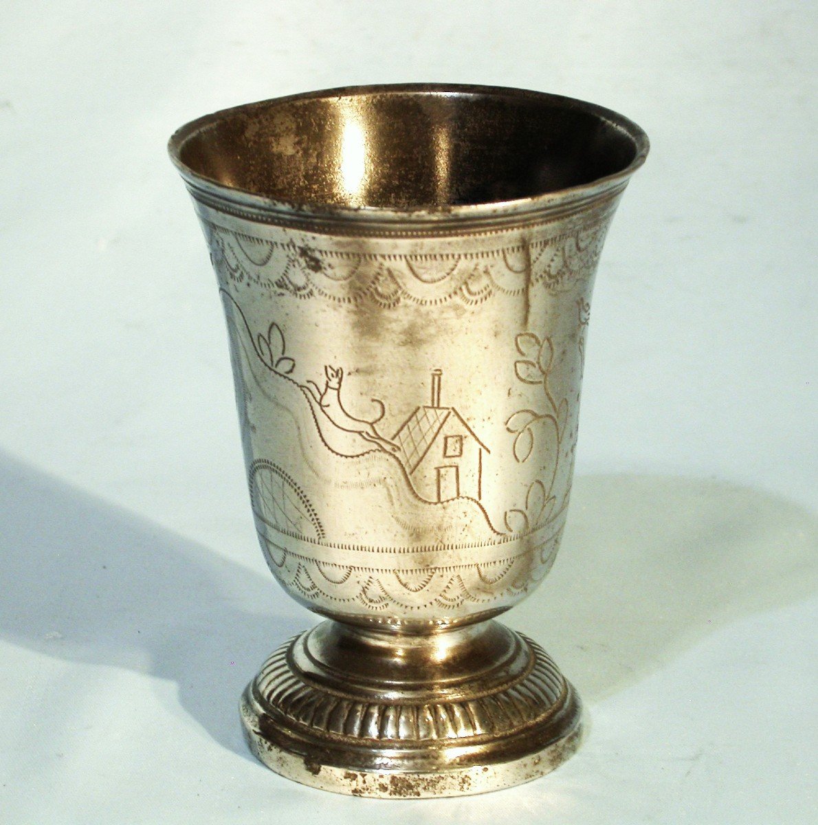 Pewter Timbal  - Paris, 18th Century-photo-2