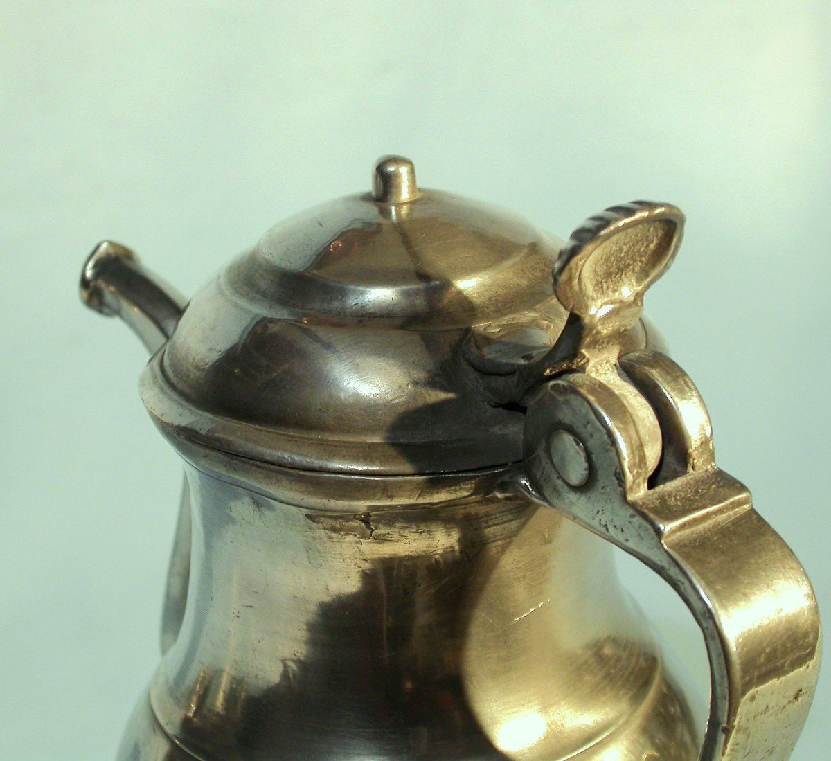Pewter Oil Jug  - Nimes (?), Early 19th Century-photo-3