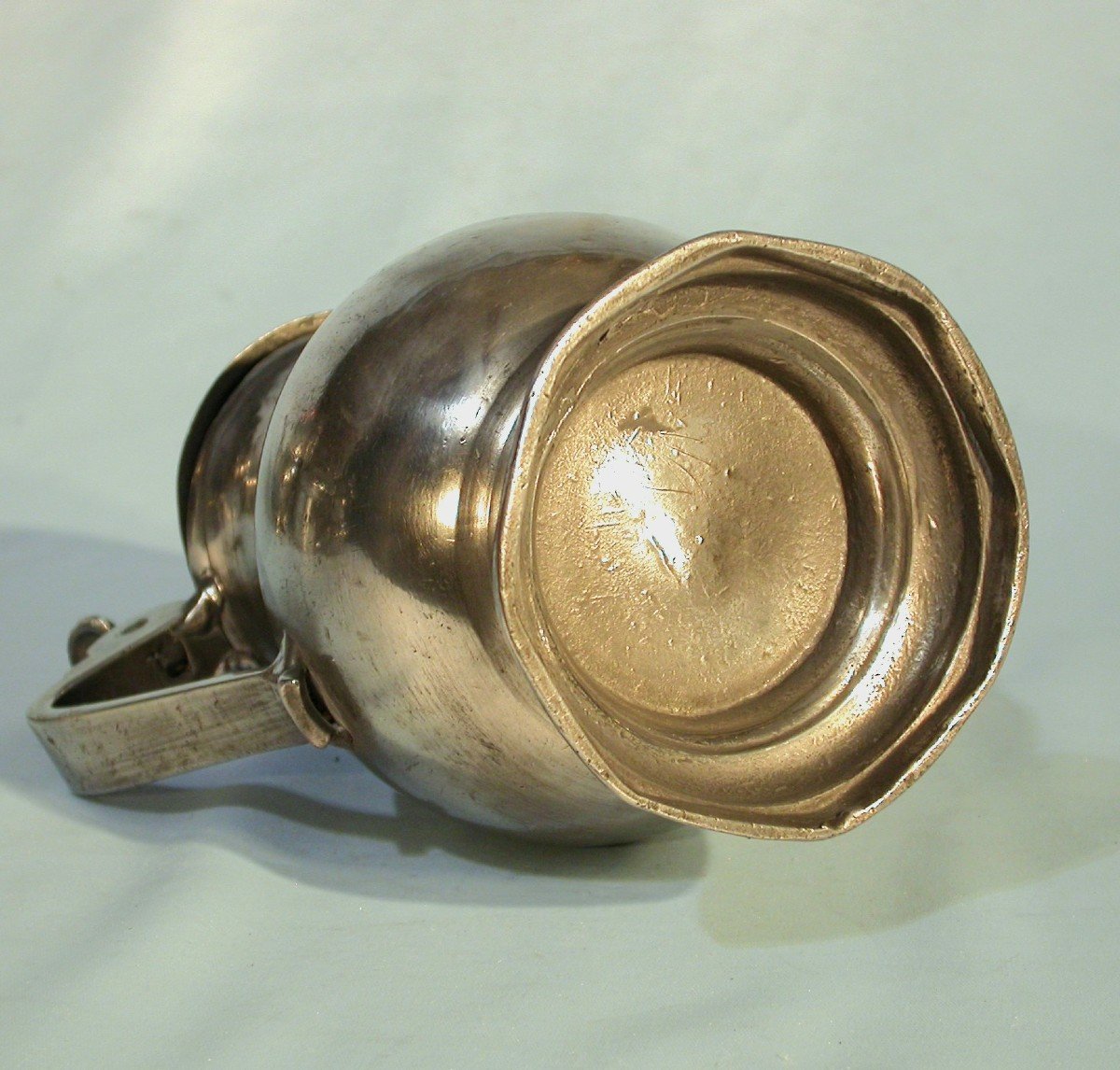 Pewter Oil Jug  - Nimes (?), Early 19th Century-photo-4