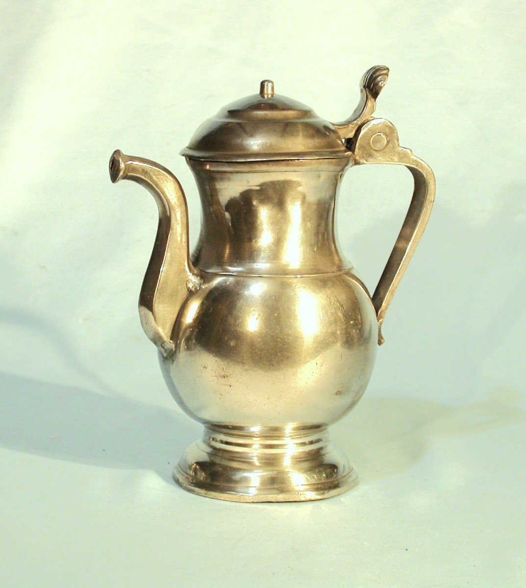 Pewter Oil Jug  - Nimes (?), Early 19th Century-photo-5