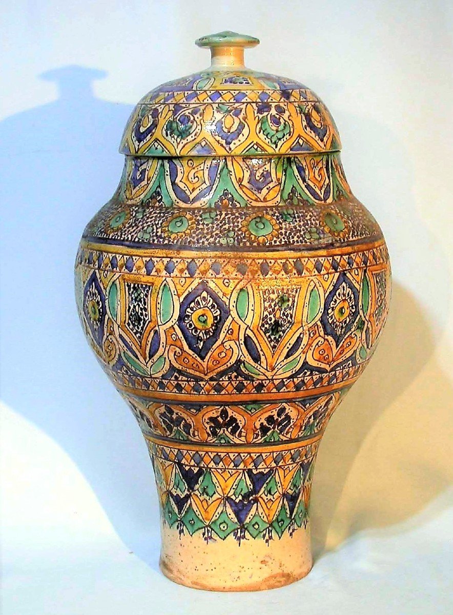 « KHABBYA » EN FAÏENCE - MAROC, XIX ème s