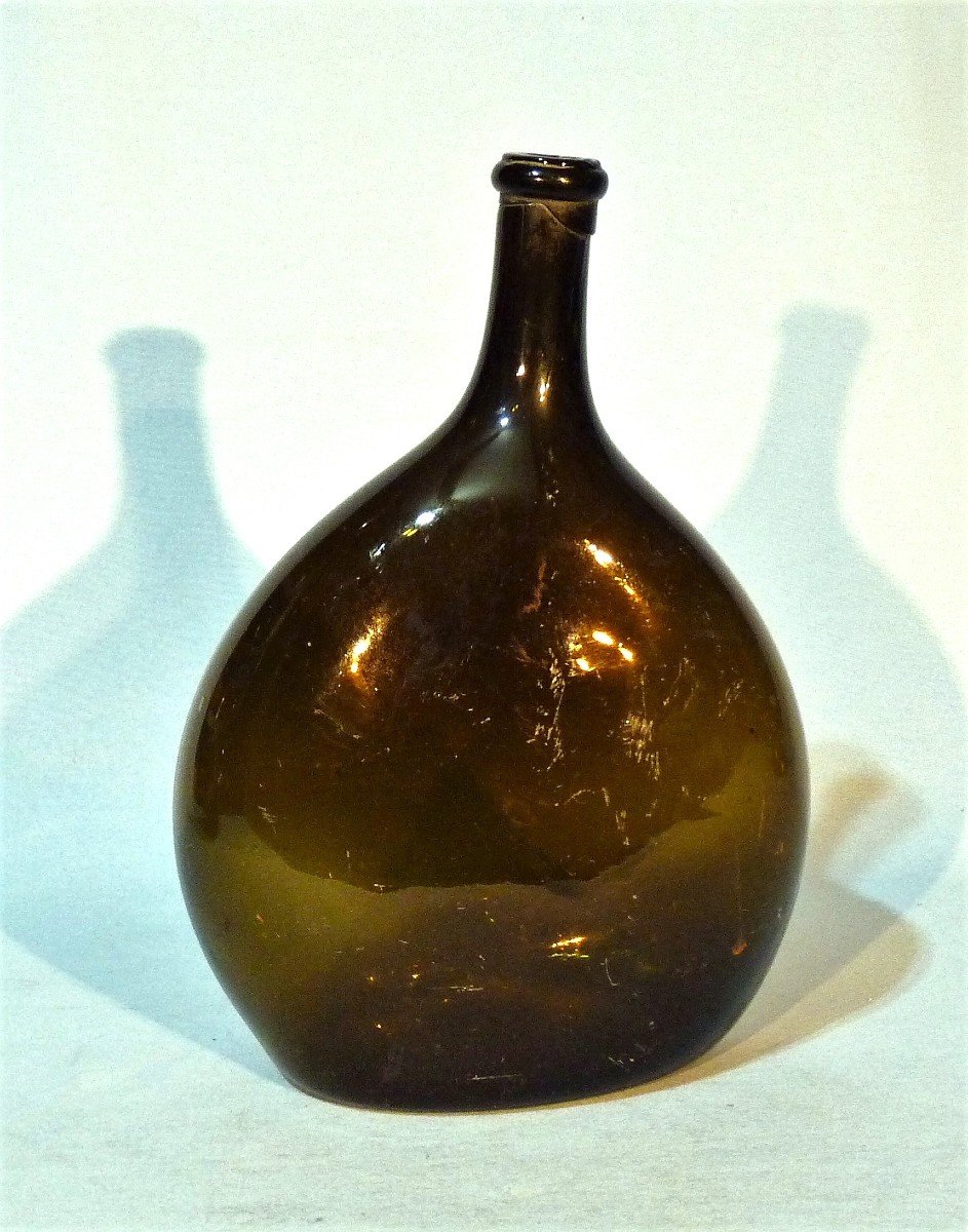 Glass Bottle - Provence, 18th Century-photo-4
