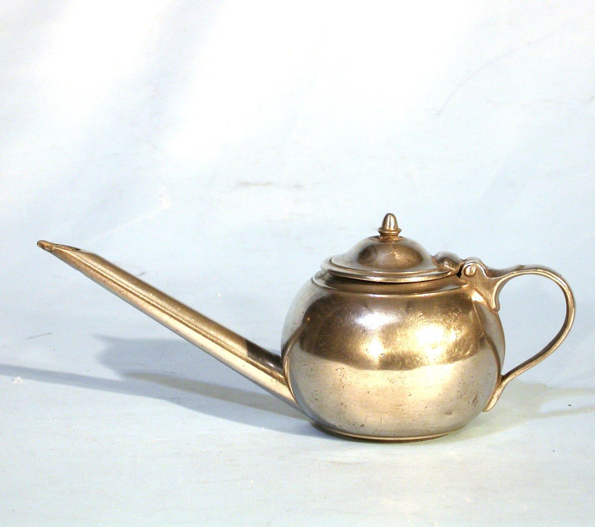 Pewter Sick Bottle  - Paris, 19th Century-photo-4