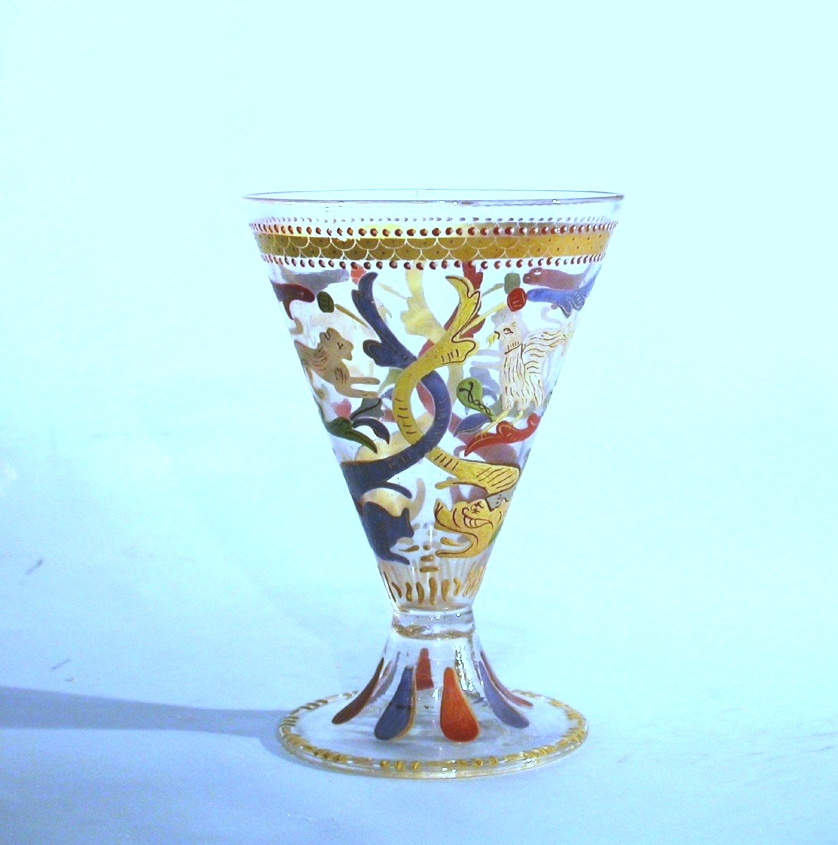 Enamel Glass - South Germany Or Venetia, XVII Th C.-photo-2