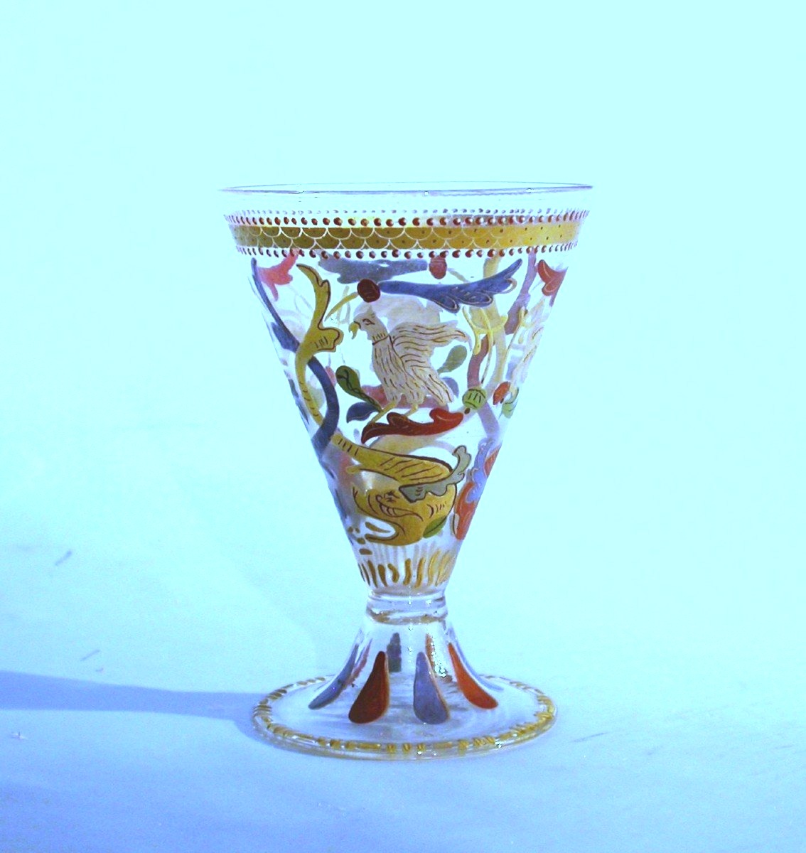 Enamel Glass - South Germany Or Venetia, XVII Th C.-photo-3