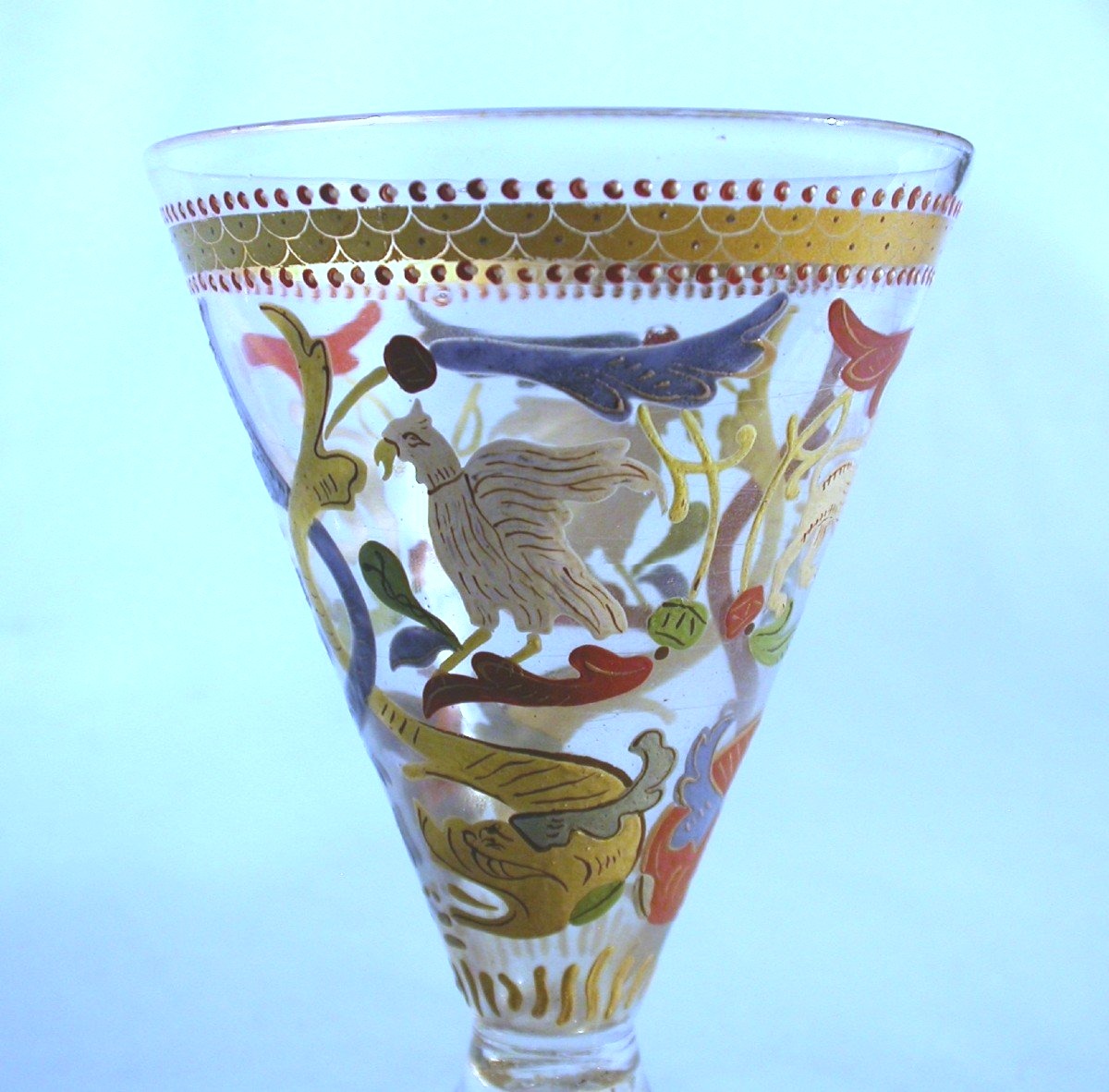 Enamel Glass - South Germany Or Venetia, XVII Th C.-photo-1