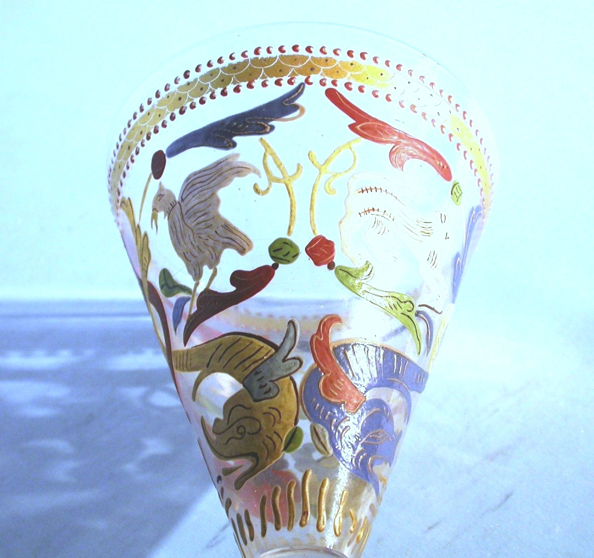 Enamel Glass - South Germany Or Venetia, XVII Th C.-photo-4
