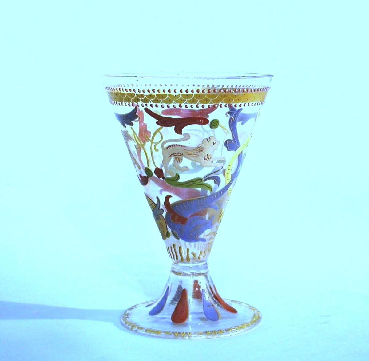 Enamel Glass - South Germany Or Venetia, XVII Th C.