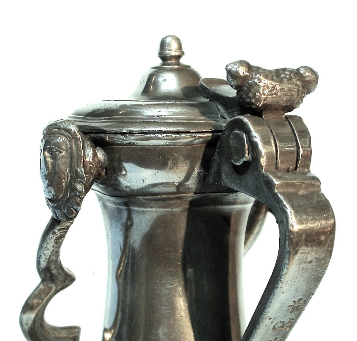 Pewter Cimarre  - Montier-en-der, 18th Century-photo-4