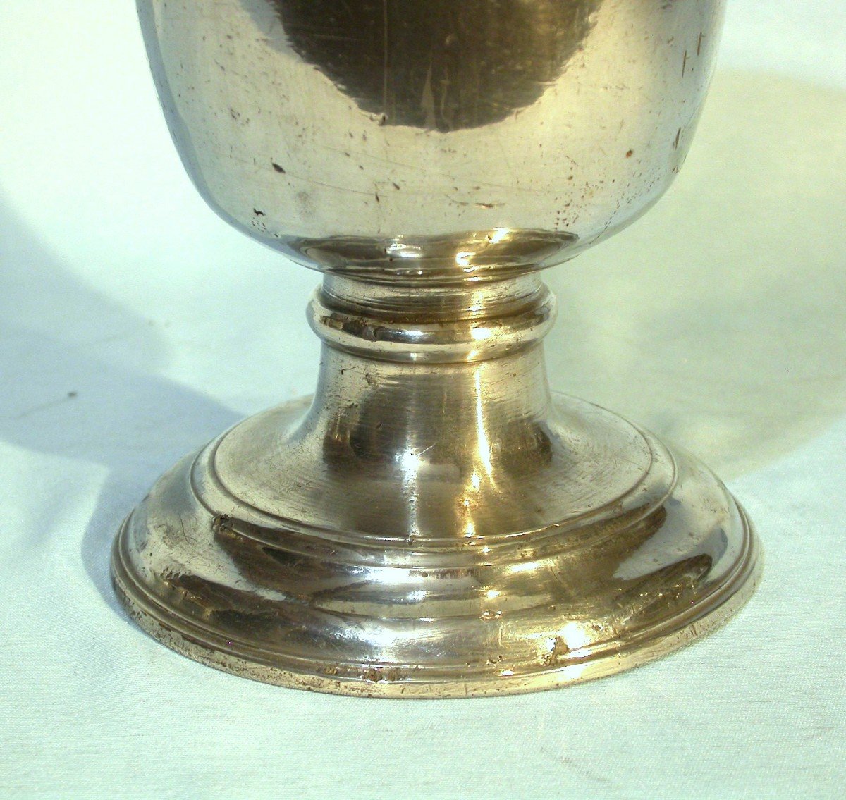 Beautiful Pewter Ewer  - Besançon, 18th Century-photo-4