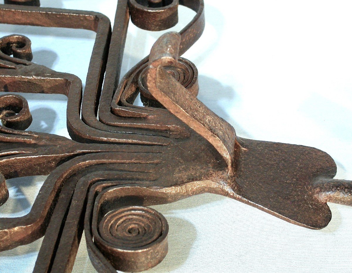 Large Iron Grill - 18th Century-photo-3