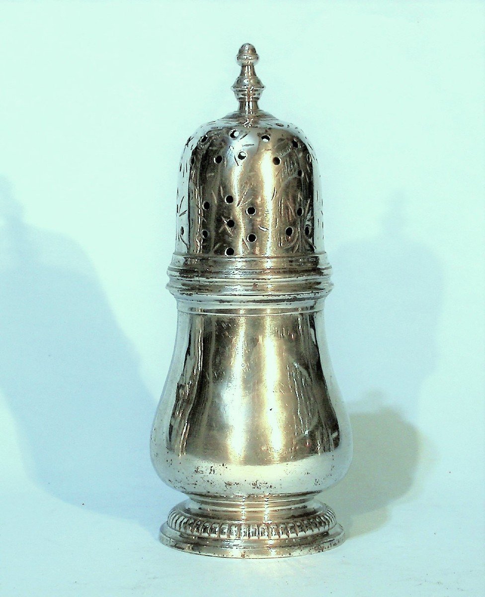 Rare Large Pewter Sprinkler  - Lyon, End Of XVII Th Century-photo-6