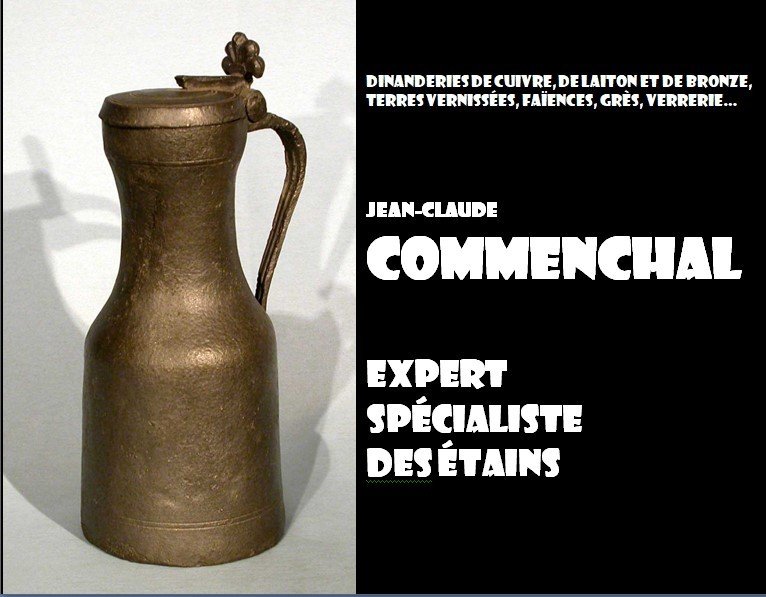 PICHET À VIN EN ETAIN (étain) - STRASBOURG, DEBUT DU XIX ème s-photo-6