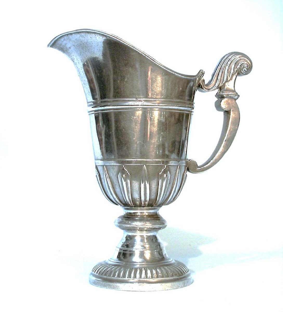 Pewter Ewer  - Paris, Early 18th Century-photo-4