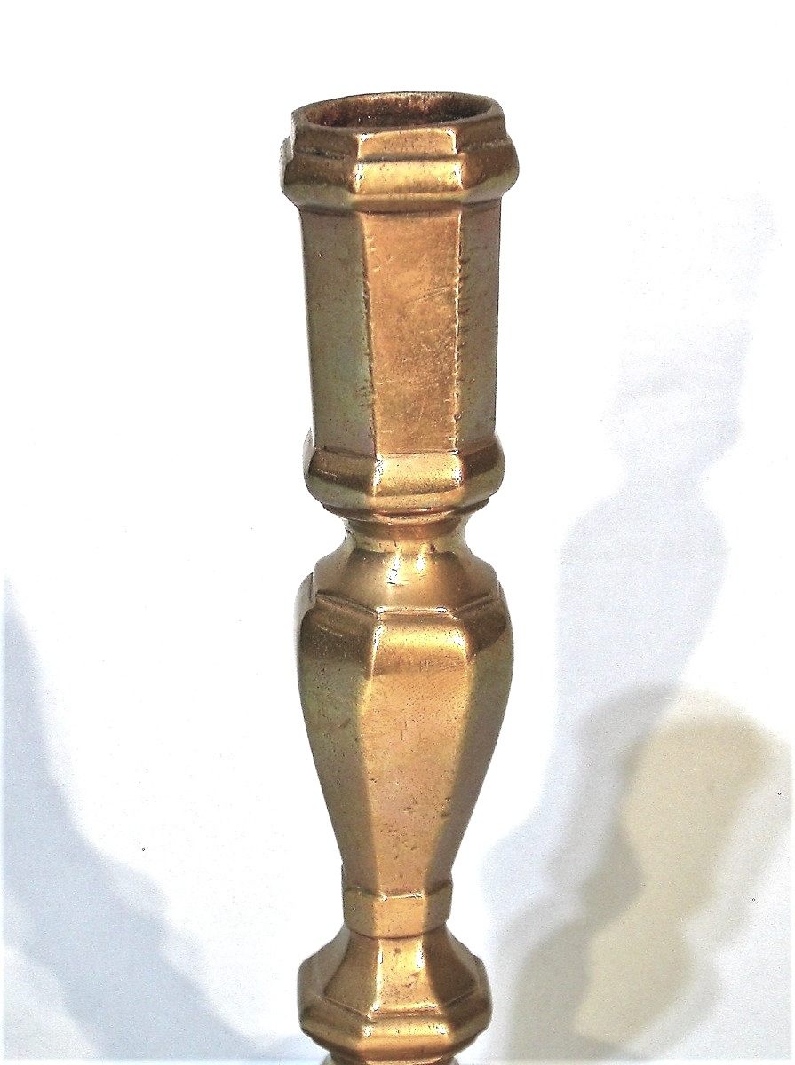 Brass Torch - France, End Of The 17th Century-photo-3