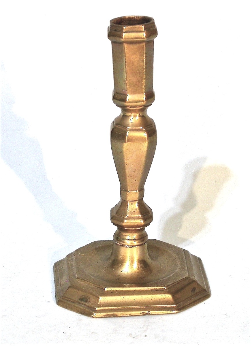 Brass Torch - France, End Of The 17th Century