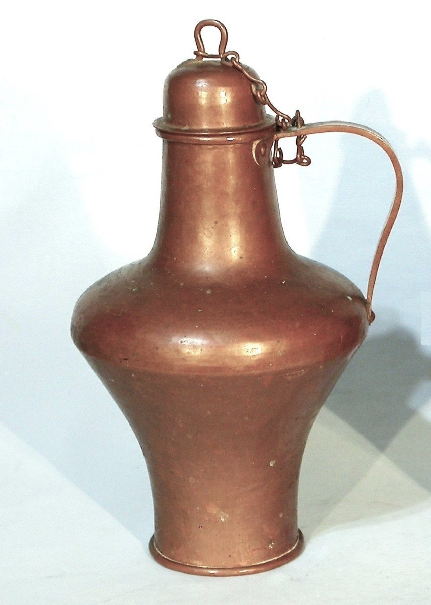 Pair Of Copper Wine Jugs - Portugal (reguengos)