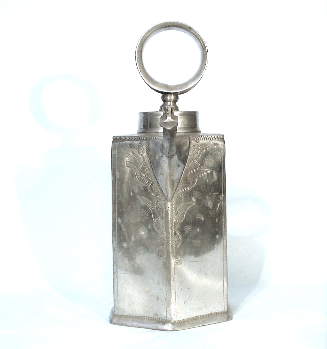 "prismenkanne" - Pewter - Switzerland, End Of XVIII Th C.-photo-2