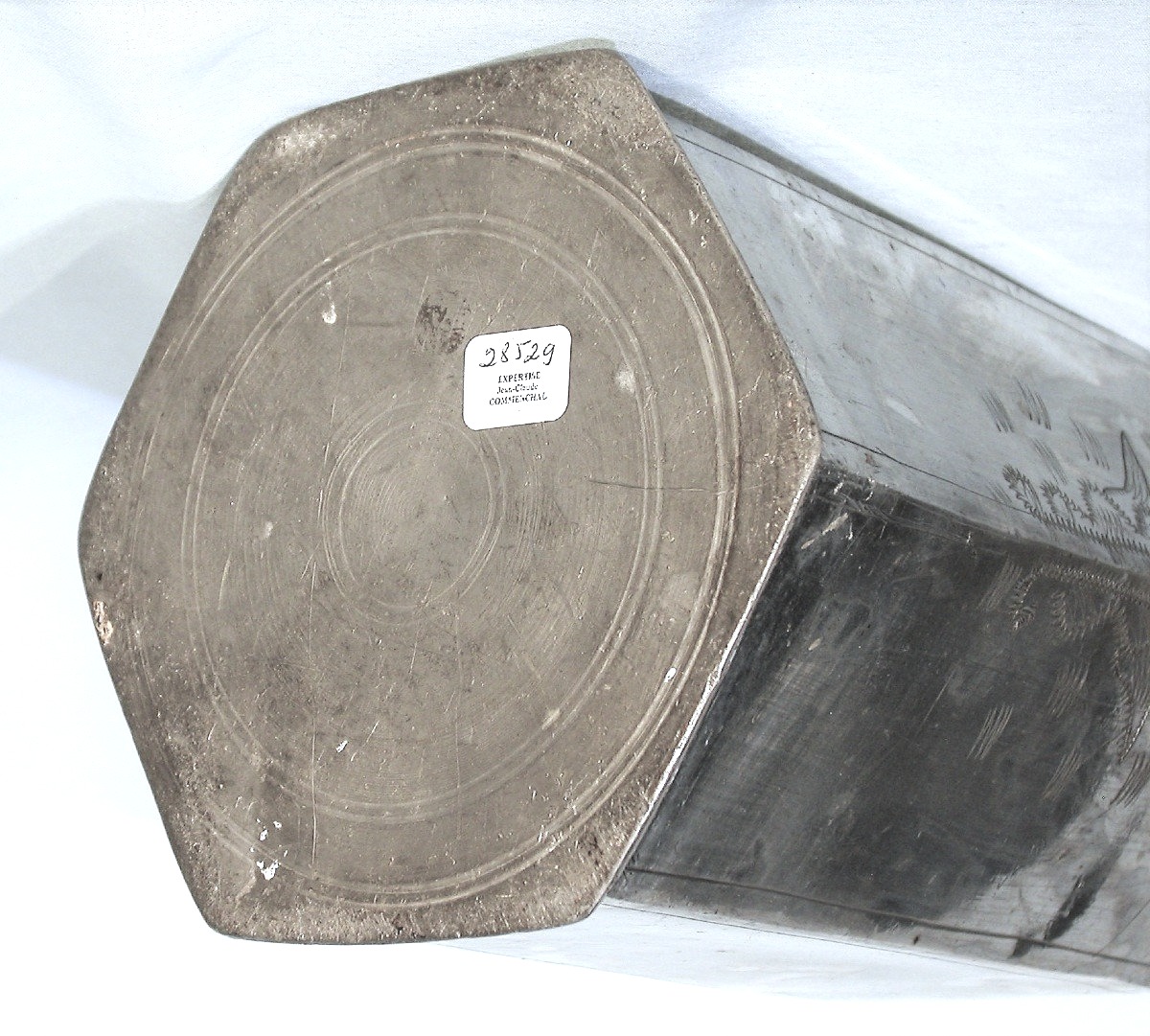 "prismenkanne" - Pewter - Switzerland, End Of XVIII Th C.-photo-1