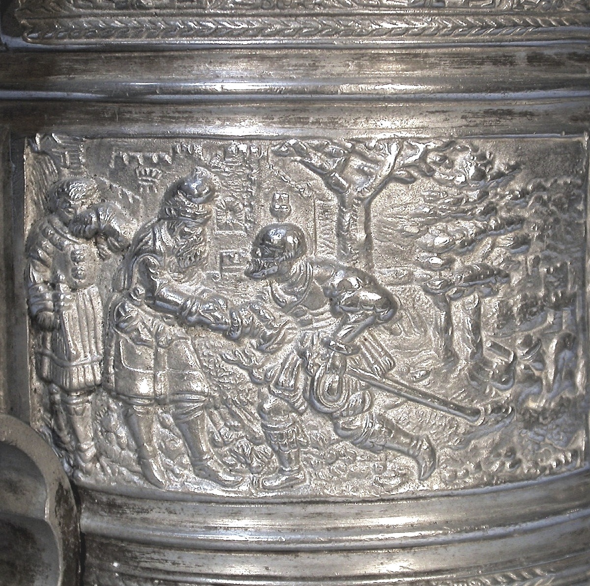 CHOPE EN ETAIN  - SAXE (?), XIX ème s