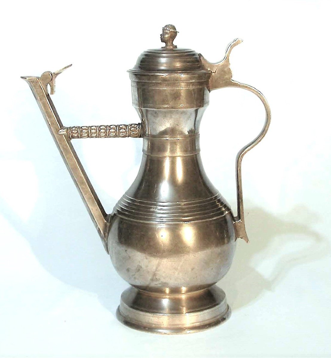 Pewter "stegkanne" Ewer  - Circa 1800