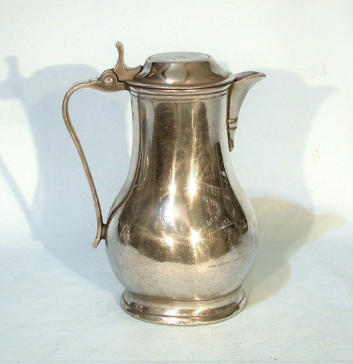 Pewter Wine Pitcher  - Lille, Early 19th Century