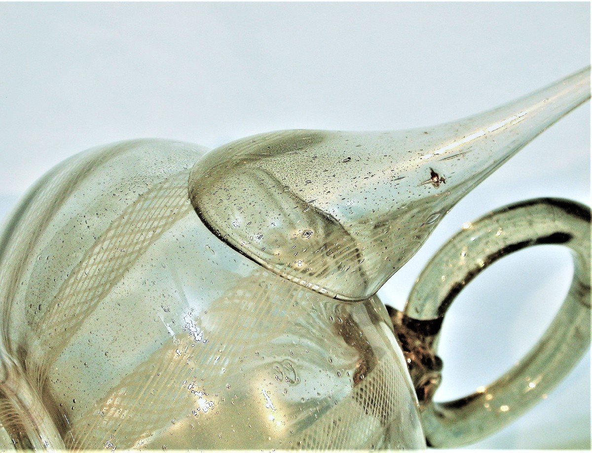 CHEVRETTE EN VERRE DITE "CANTIR" - XVIII ème s-photo-1
