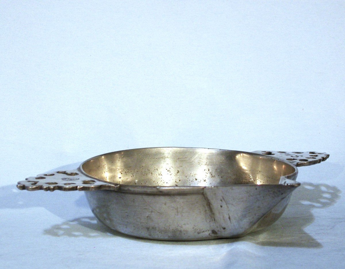 Rare Pewter Syrup Center - Châlons-sur-saône, 18th Century-photo-2