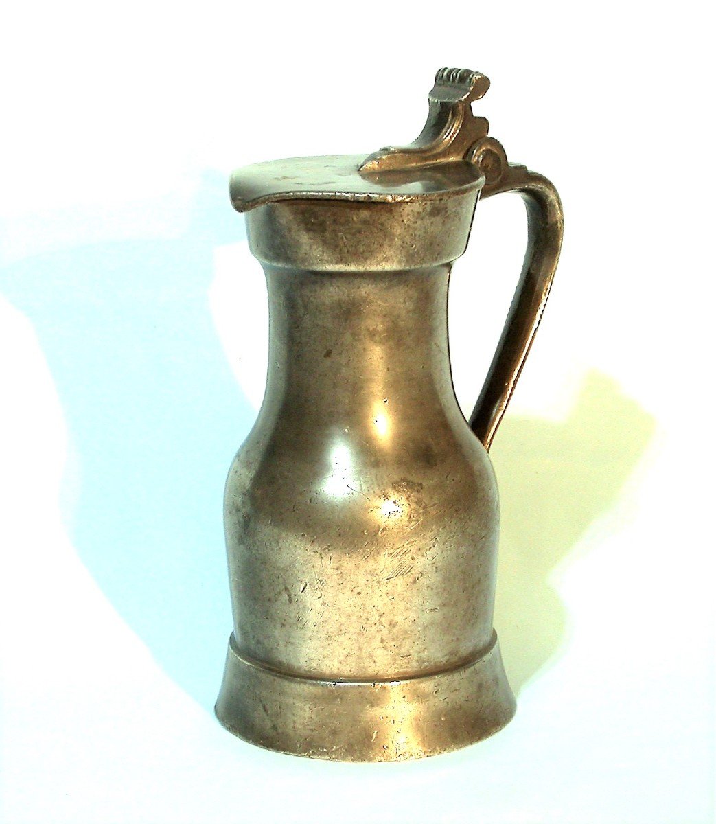 Pewter Wine Pitcher  - Pontoise, 18th Century