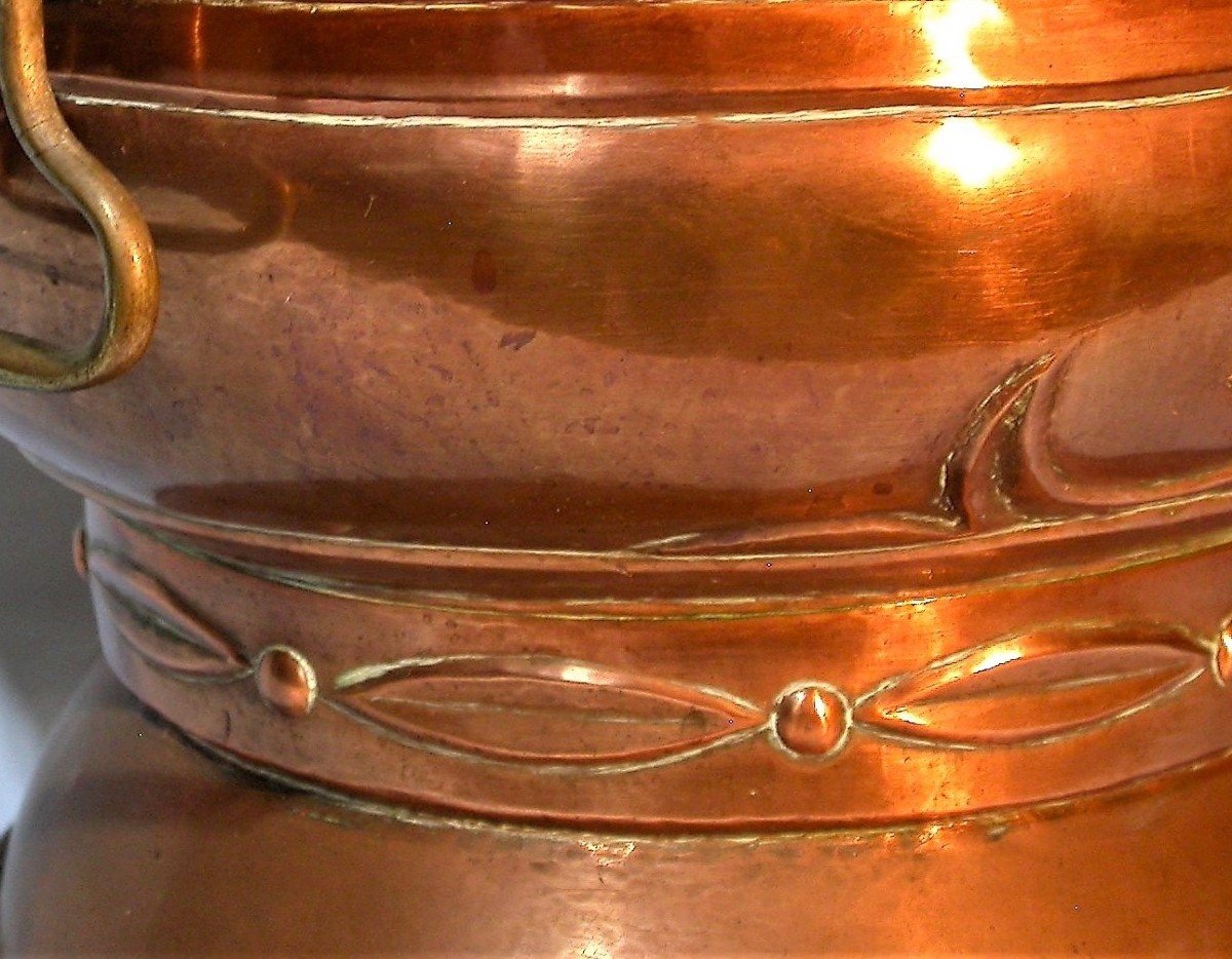 VASQUE EN CUIVRE - FRANCE, XIX ème s-photo-1