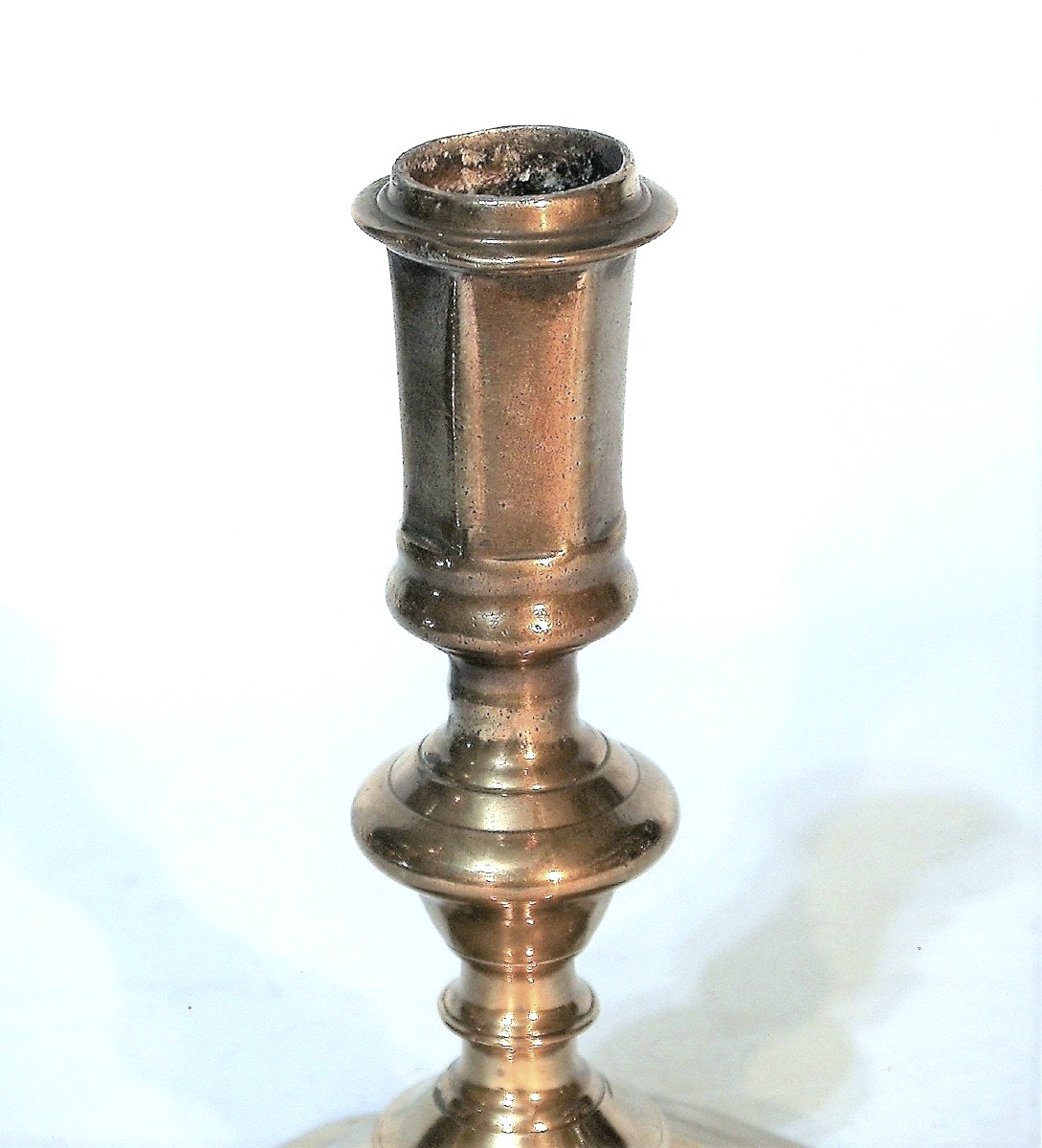 FLAMBEAU EN LAITON - CIRCA 1700-photo-2