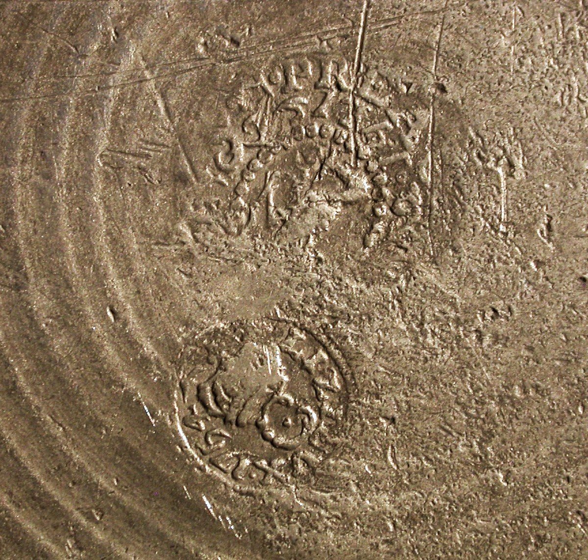 Pewter Plate  - Lisieux, 18th Century-photo-2