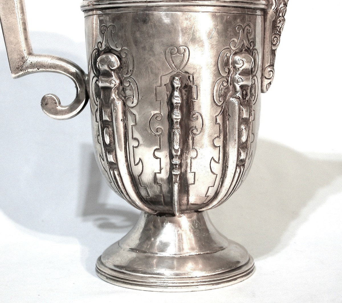 Silver Ewer - Spain (segovia?), 19th Century-photo-3