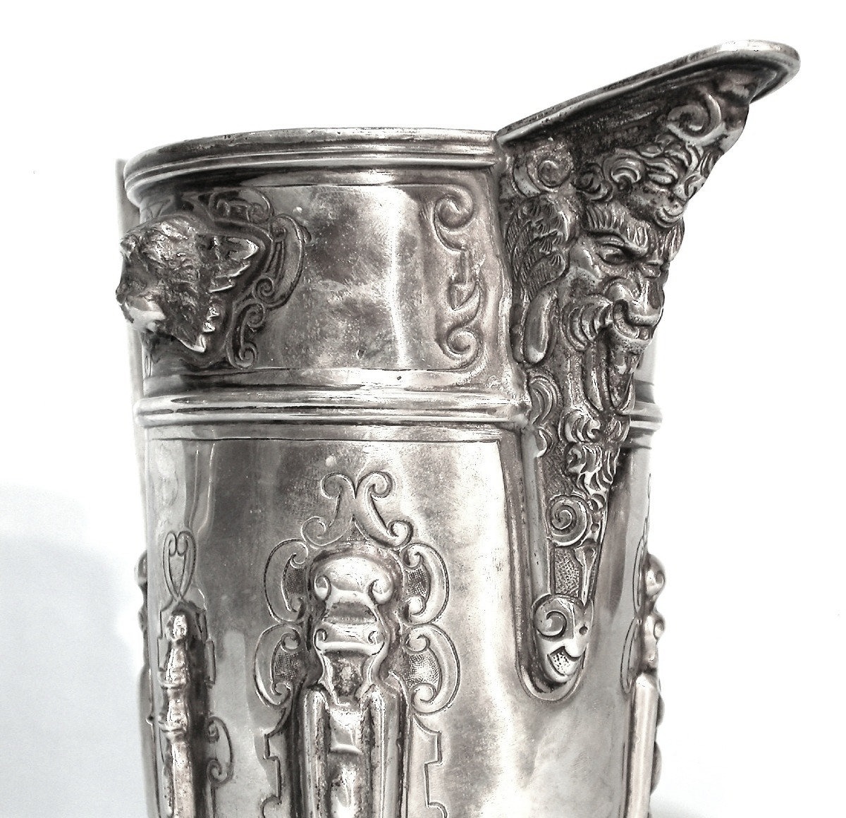 Silver Ewer - Spain (segovia?), 19th Century-photo-1