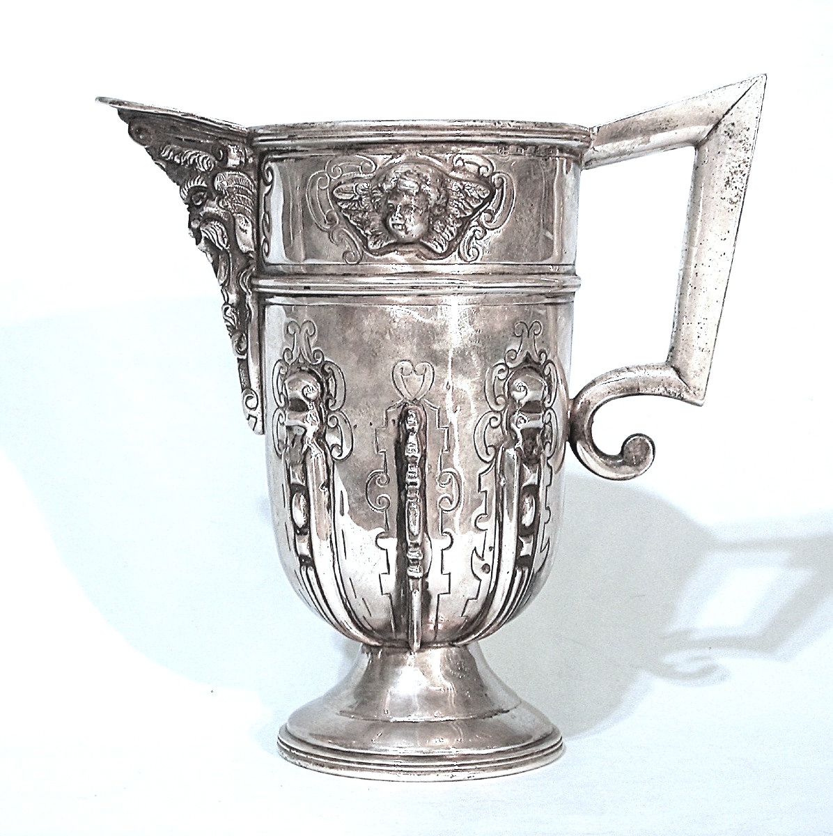 Silver Ewer - Spain (segovia?), 19th Century