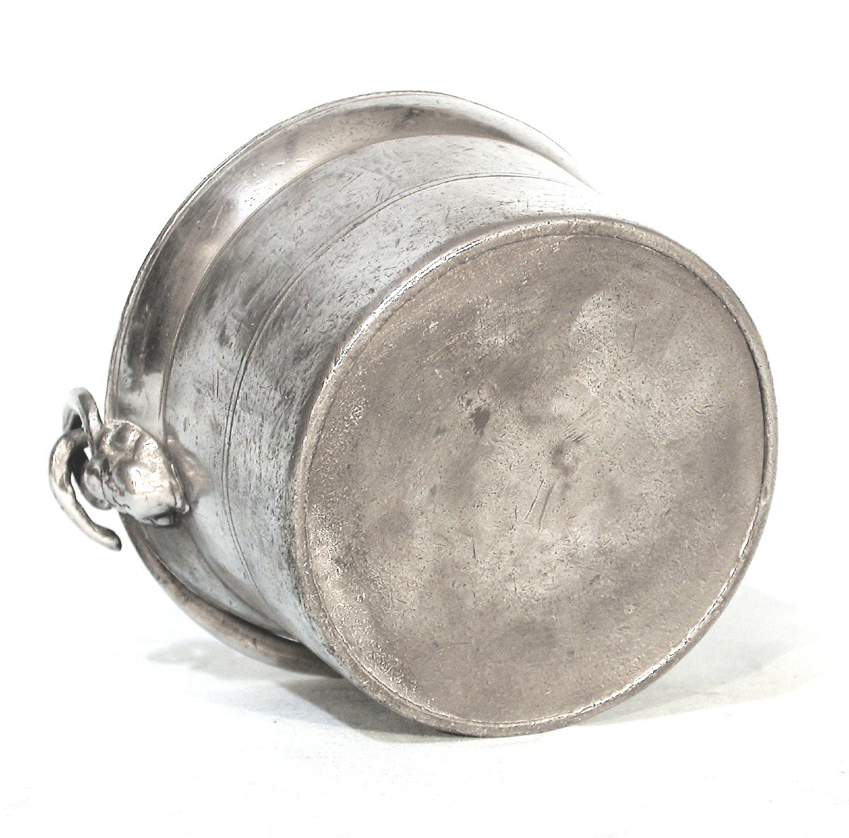 Pewter Dinner Carrier - Clamecy (burgundy), 19th Century-photo-3