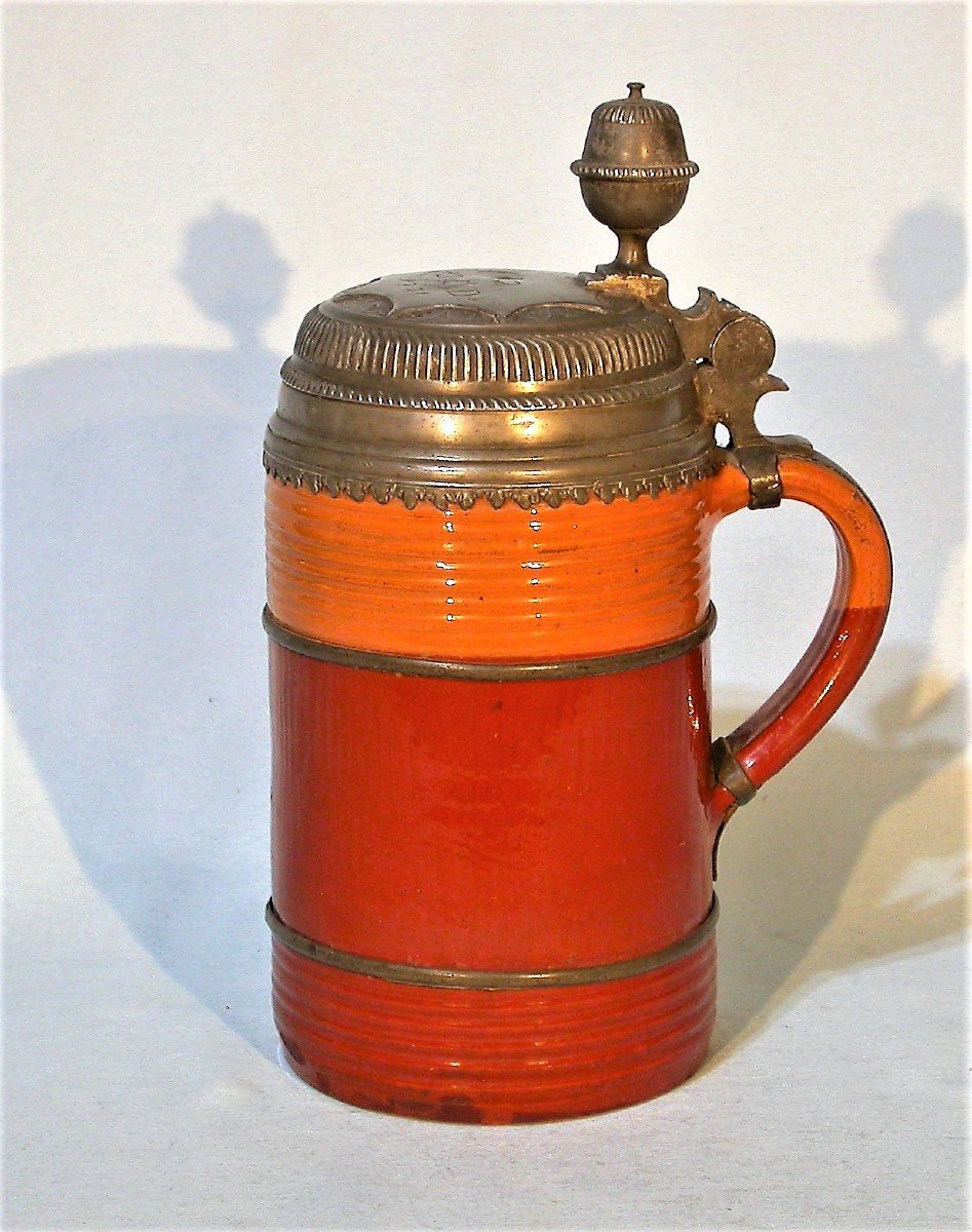 Stoneware Mug - Rochlitz (?), Mid-18th Century-photo-4
