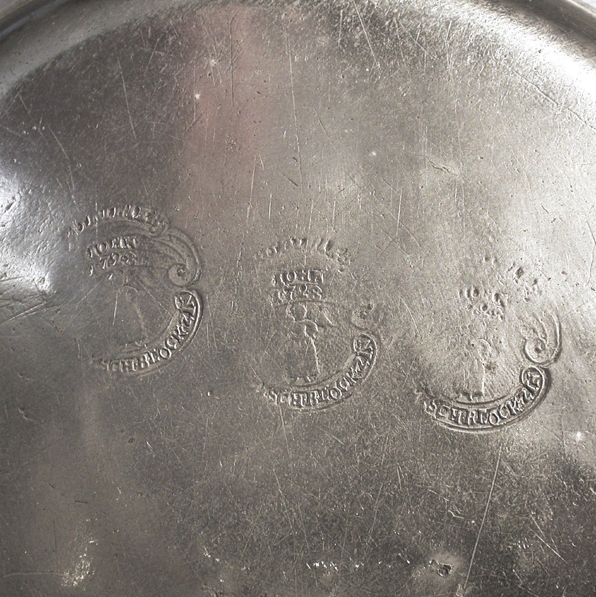 Pewter Plate - Southern Germany, 18th Century-photo-4