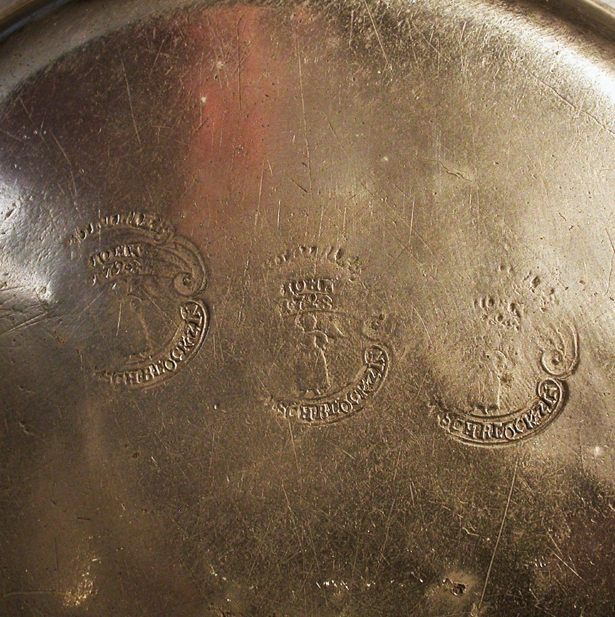Pewter Plate - Southern Germany, 18th Century-photo-3