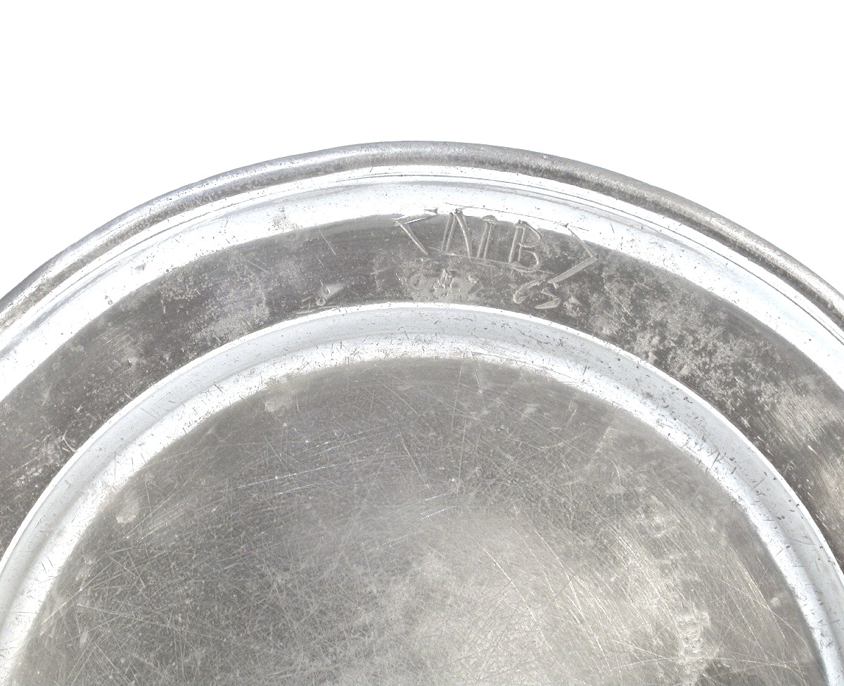 Pewter Plate - Southern Germany, 18th Century-photo-2