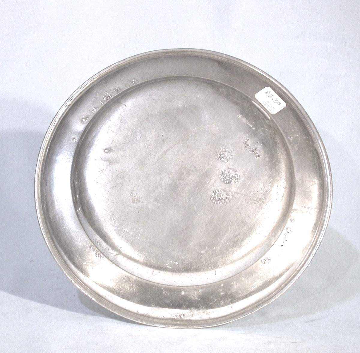 Pewter Plate - Southern Germany, 18th Century-photo-4