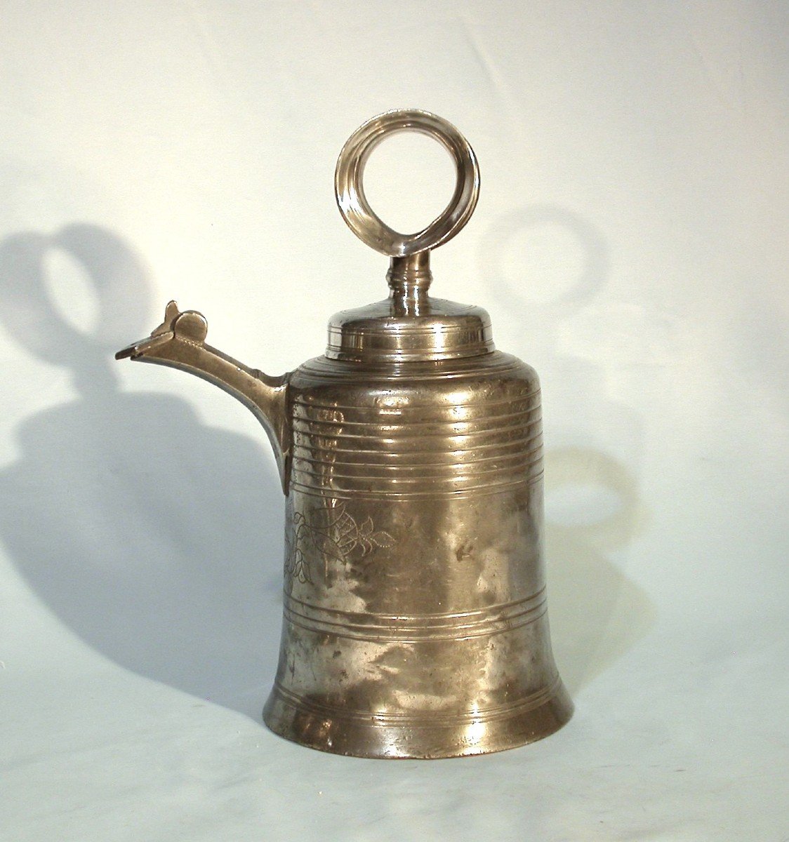 "glockenkanne" In Pewter - Switzerland (saint-gall), 18th Century-photo-2