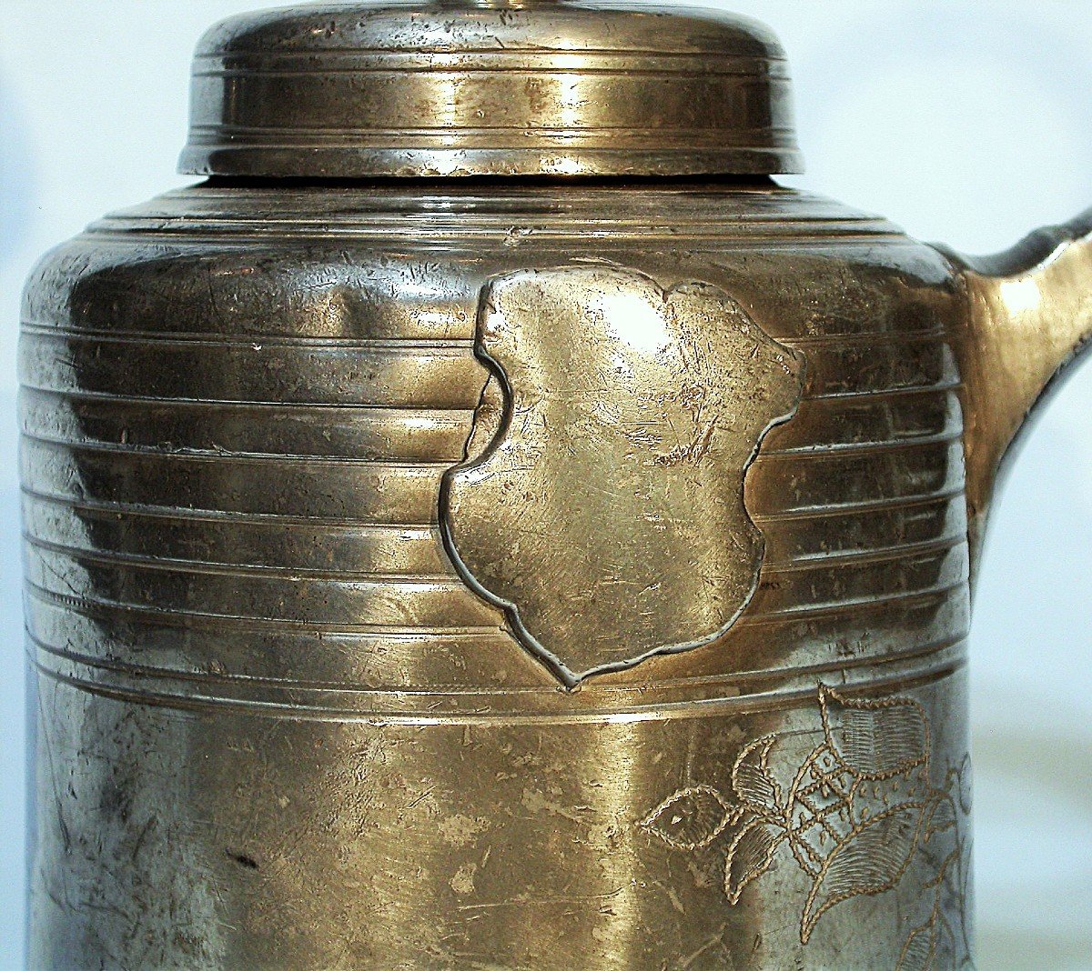 "glockenkanne" In Pewter - Switzerland (saint-gall), 18th Century-photo-4
