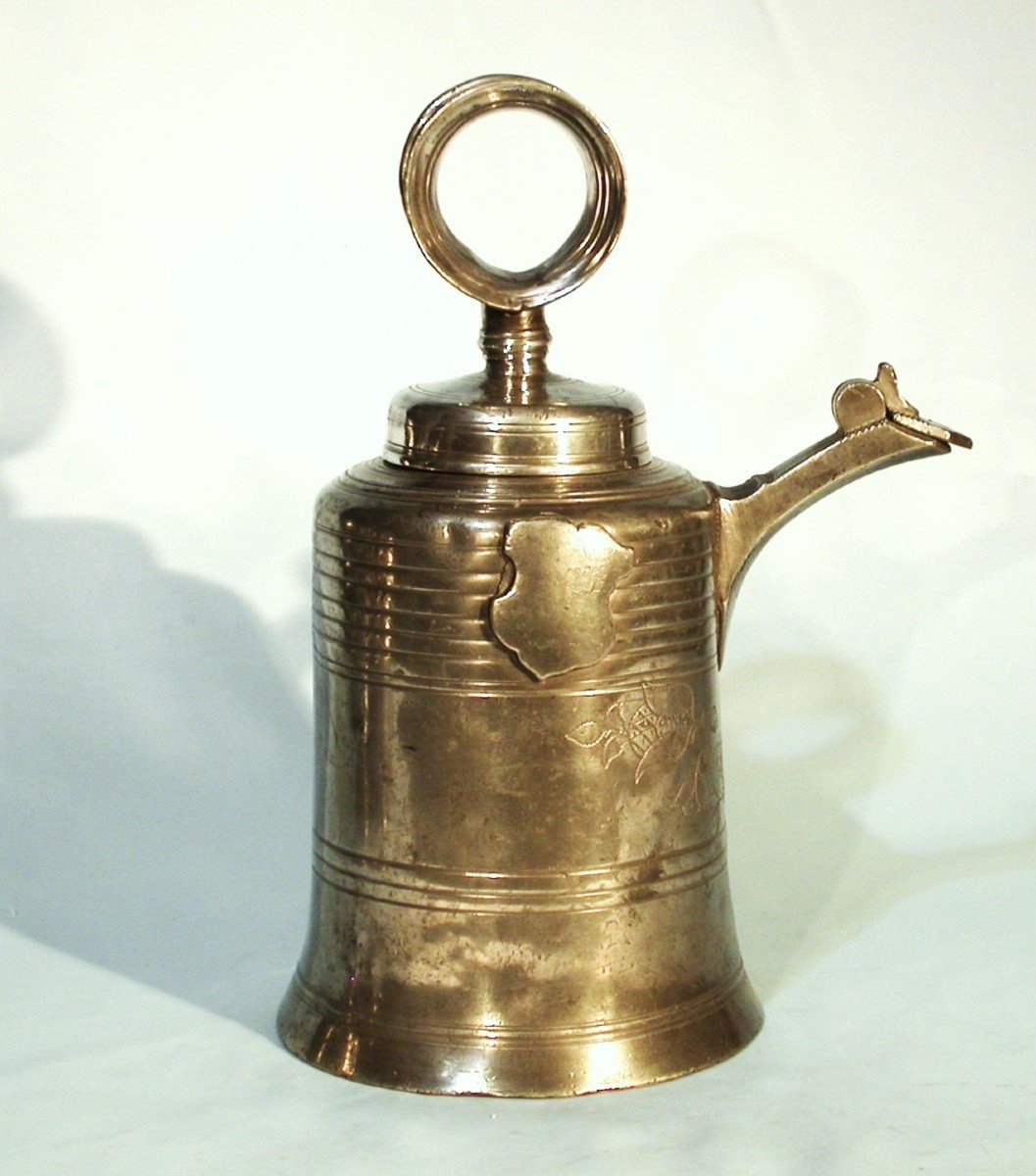 "glockenkanne" In Pewter - Switzerland (saint-gall), 18th Century-photo-4