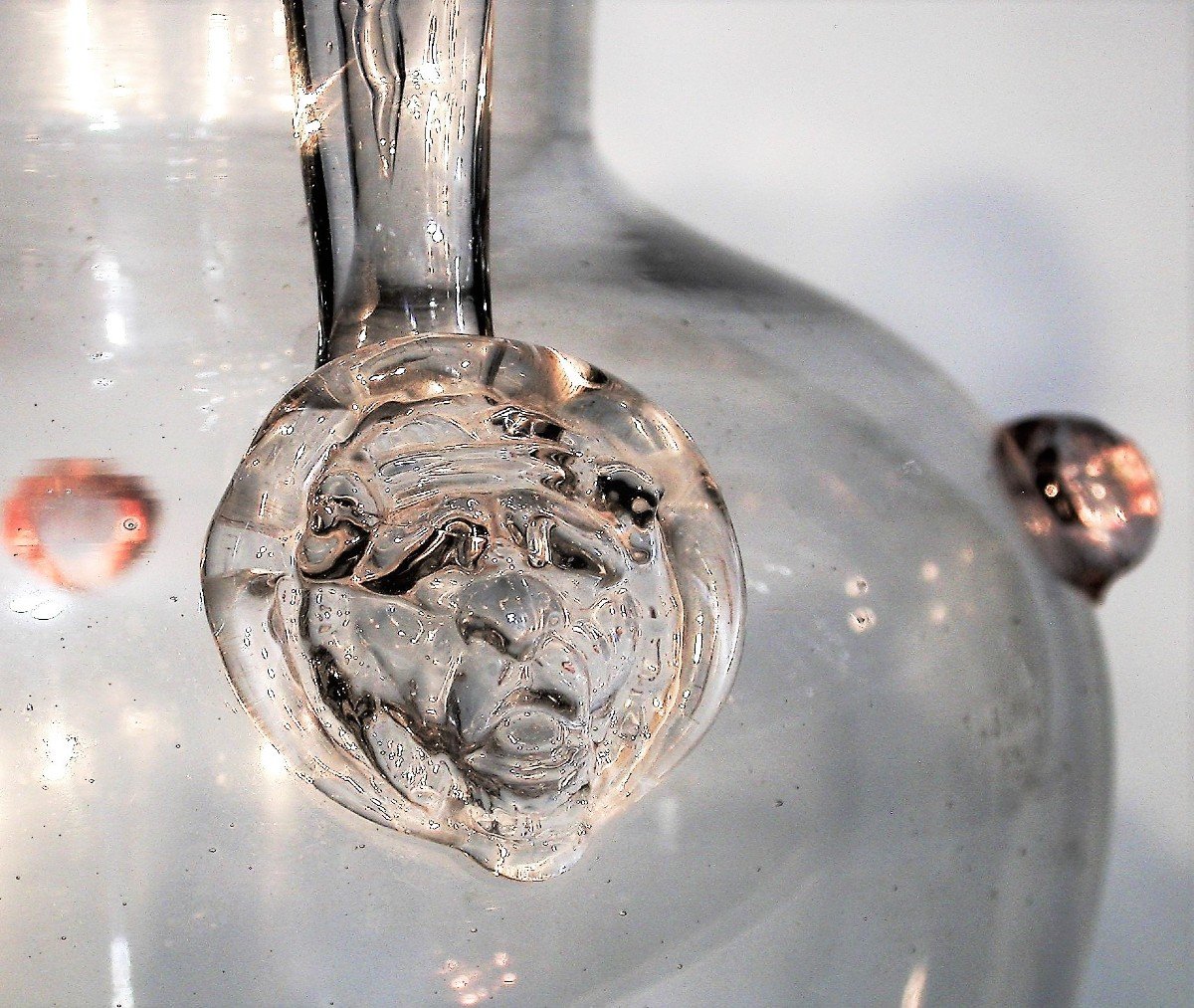 Glass Water Jug - Bordeaux Region (?), 18th Century-photo-3