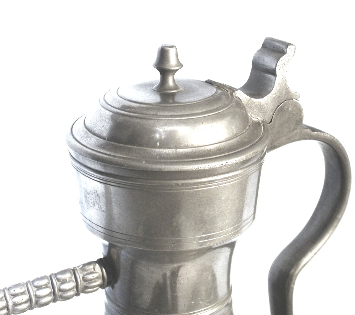 Pewter Ewer Known As "stegkanne" - Switzerland, Circa 1800-photo-3
